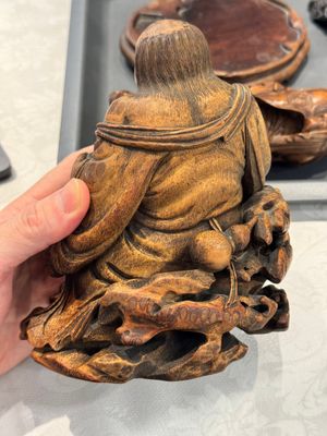 Six Chinese wooden and bamboo carvings, 19/20th C. — photo 48