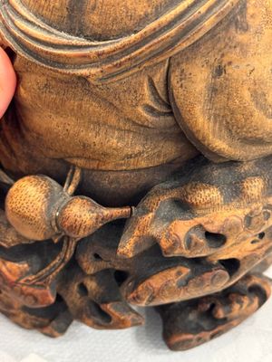 Six Chinese wooden and bamboo carvings, 19/20th C. — photo 50