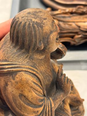 Six Chinese wooden and bamboo carvings, 19/20th C. — photo 52