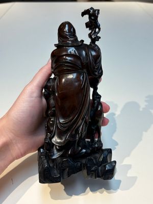Six Chinese wooden and bamboo carvings, 19/20th C. — photo 9