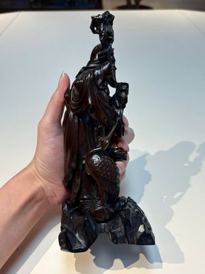 Six Chinese wooden and bamboo carvings, 19/20th C. — photo 10