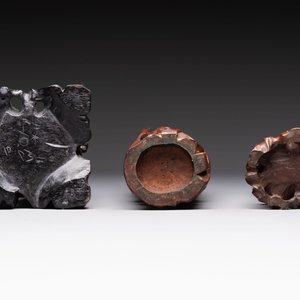 Six Chinese wooden and bamboo carvings, 19/20th C. — photo 15