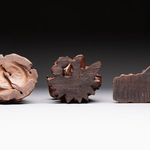 Six Chinese wooden and bamboo carvings, 19/20th C. — photo 7