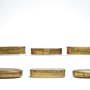 Six Dutch engraved brass tobacco boxes, 18th C. — 照片 6