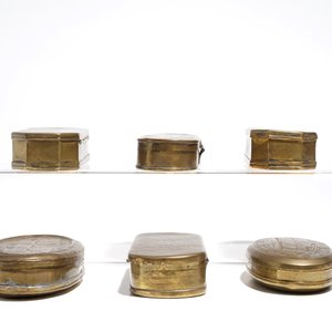 Six Dutch engraved brass tobacco boxes, 18th C. — 照片 7