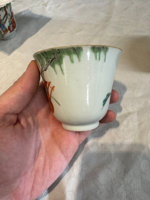 Six fine Chinese famille rose 'Xi Xiang Ji' cups and saucers, Xianfeng mark and of the period — photo 40