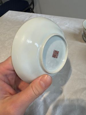 Six fine Chinese famille rose 'Xi Xiang Ji' cups and saucers, Xianfeng mark and of the period — photo 5