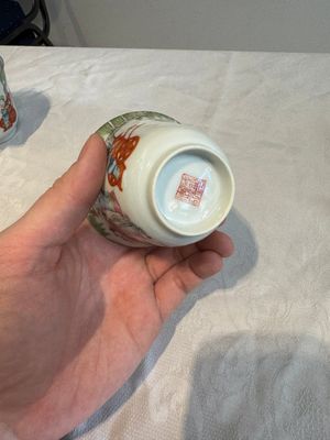 Six fine Chinese famille rose 'Xi Xiang Ji' cups and saucers, Xianfeng mark and of the period — photo 57