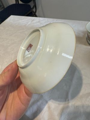 Six fine Chinese famille rose 'Xi Xiang Ji' cups and saucers, Xianfeng mark and of the period — photo 6
