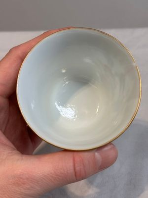 Six fine Chinese famille rose 'Xi Xiang Ji' cups and saucers, Xianfeng mark and of the period — photo 71