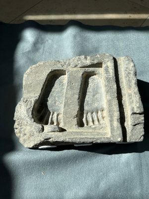 Six Gandhara grey schist fragments with divinities and floral design, 1/4th C. — 照片 37