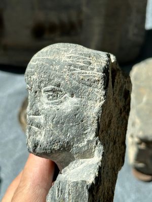 Six Gandhara grey schist fragments with divinities and floral design, 1/4th C. — 照片 7
