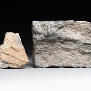 Six Gandhara grey schist fragments with divinities and floral design, 1/4th C. — 照片 5