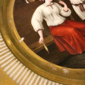 Six gilt porcelain plates, various origins, 18/19th C. — 照片 22