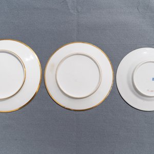 Six gilt porcelain plates, various origins, 18/19th C. — 照片 38