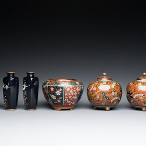 Six Japanese cloisonné wares, Meiji, 19/20th C. — 照片 5