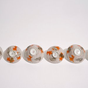 Six Japanese eggshell covered cups and saucers with carps, Meiji, 19th C. — 照片 12