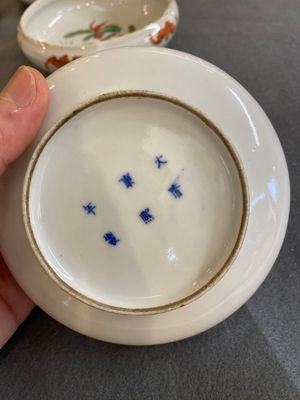 Six lave-pinceaux en porcelaine de Chine, 19/20ème — photo 5