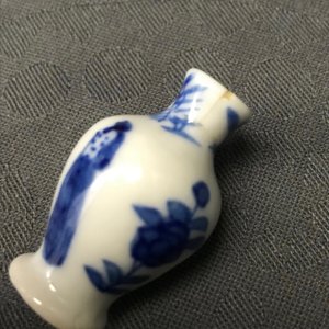 Six paires de vases miniatures en porcelaine de Chine bleu et blanc, Kangxi — photo 25