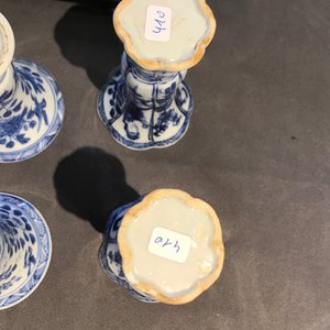Six pairs of small Chinese blue and white vases, Kangxi — 照片 15