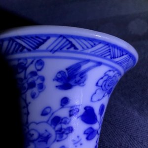 Six pairs of small Chinese blue and white vases, Kangxi — 照片 21