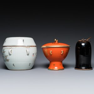 Six pièces en porcelaine de Chine, Qing et République — photo 11