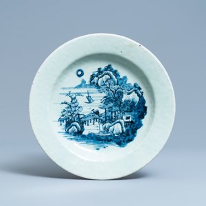Six plats en porcelaine de Chine en bleu et blanc, Wanli et après — photo 4