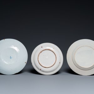 Six polychrome Dutch Delft plates, 18th C. — 照片 5