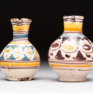 Six polychrome Spanish pottery wares, Talavera, 18th C. — photo 14