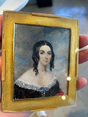 Six portraits miniatures, Angleterre et/ou France, 19ème — photo 2