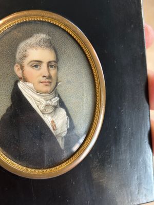 Six portraits miniatures, Angleterre et/ou France, 19ème — photo 8