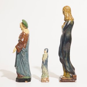 Six religious Flemish pottery figures, incl. Laigneil and Noseda workshops, 20th C. — 照片 5