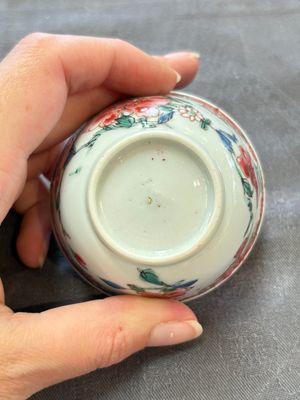 Six sets of Chinese famille rose cups and saucers, Yongzheng/Qianlong — photo 24