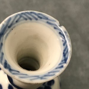Six small Chinese blue and white vases, Kangxi — 照片 9