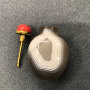 Six tabatières en agate et cristal de roche aiguillé, Chine, 19/20ème — photo 18