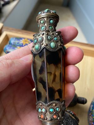 Six tabatières en argent et émaux cloisonnés, Chine, 19/20ème — photo 20