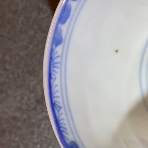 Six tasses et huit soucoupes en porcelaine de Chine en bleu et blanc, Kangxi — photo 19