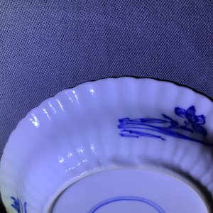 Six tasses et soucoupes en porcelaine de Chine bleu et blanc, Kangxi — photo 10