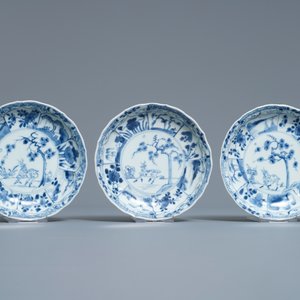 Six tasses et soucoupes en porcelaine de Chine en bleu et blanc, épave Ca Mau, Yongzheng — photo 8