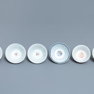 Six tasses et soucoupes en porcelaine de Chine famille rose et de style Imari, Yongzheng/Qianlong — photo 9