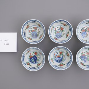 Six tasses et soucoupes en porcelaine de Chine famille verte, Kangxi — photo 13