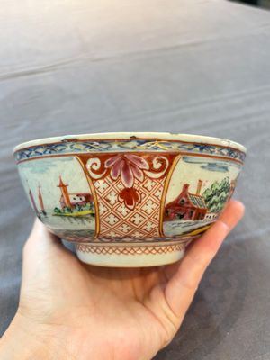 Six varied Chinese European-decorated wares, Kangxi/Qianlong — foto 27