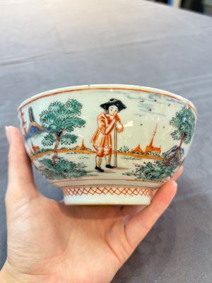 Six varied Chinese European-decorated wares, Kangxi/Qianlong — foto 30