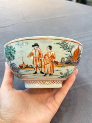 Six varied Chinese European-decorated wares, Kangxi/Qianlong — foto 31