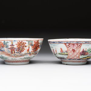 Six varied Chinese European-decorated wares, Kangxi/Qianlong — foto 17