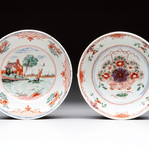Six varied Chinese European-decorated wares, Kangxi/Qianlong — foto 20