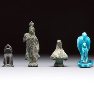 Six various bronze, stone and ceramic wares, Iran/Egypt/Roman/China, 1st C. and later — 照片 2