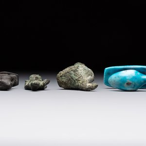 Six various bronze, stone and ceramic wares, Iran/Egypt/Roman/China, 1st C. and later — 照片 6