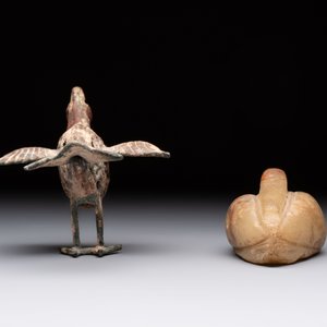 Six various bronze, stone and ceramic wares, Iran/Egypt/Roman/China, 1st C. and later — 照片 10