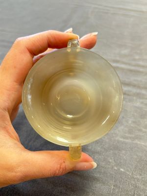 Six various Chinese agate, soapstone and serpentine wares, 19/20th C. — photo 19